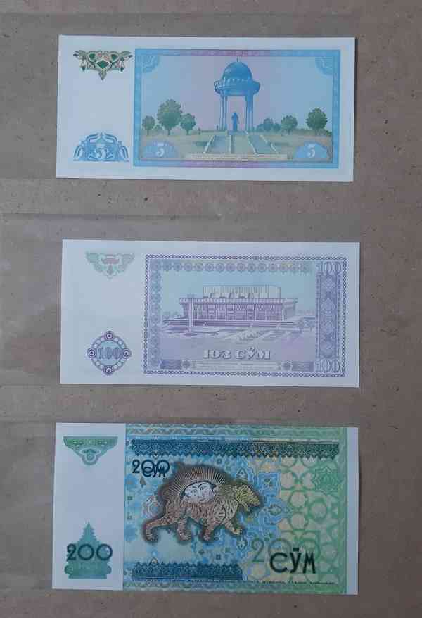 Konvolut bankovek Uzbekistán - Uzbecký Sum - foto 2