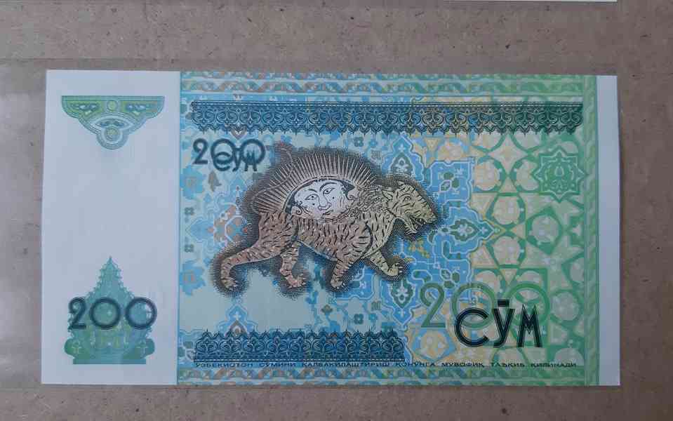 Konvolut bankovek Uzbekistán - Uzbecký Sum - foto 7