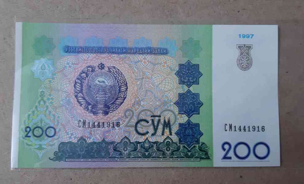 Konvolut bankovek Uzbekistán - Uzbecký Sum - foto 8