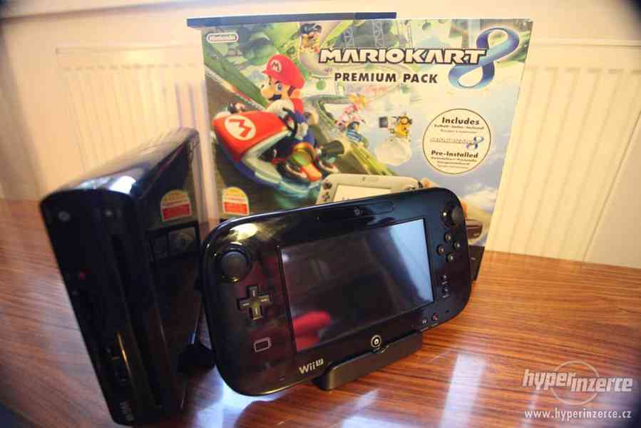 Nintendo Wii U Black Premium Pack (32GB)+hra - foto 1
