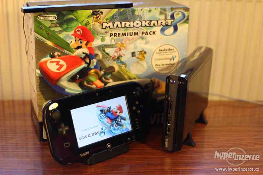 Nintendo Wii U Black Premium Pack (32GB)+hra - foto 2