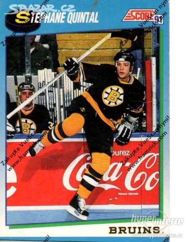 Stephane Quintal - Boston Bruins kartička Score 1991 NHL - foto 1
