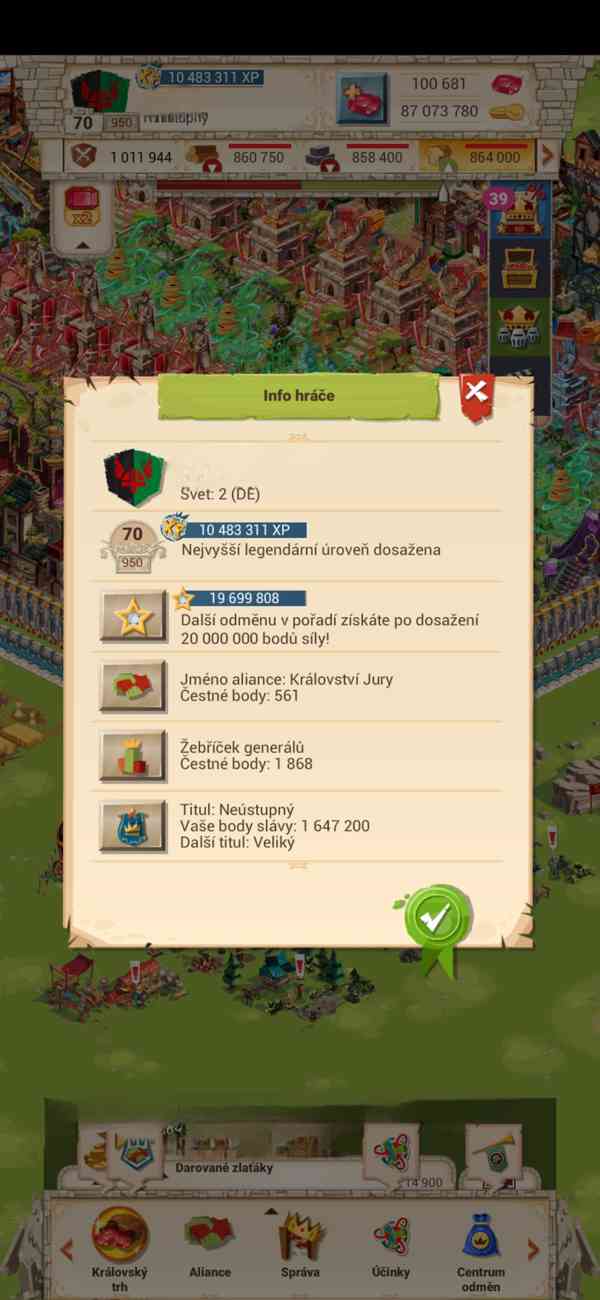 Prodám účet na hře Empire: Four Kingdoms - foto 13
