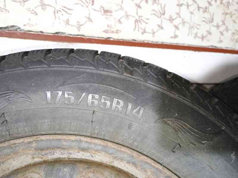 Prodam zimni pneu 175/65 R14 - foto 1