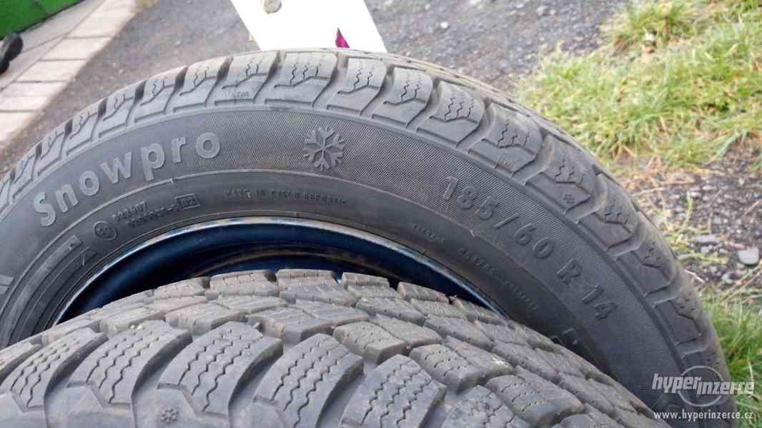 Zimní pneu 185/60 r14 - bazar - Hyperinzerce.cz