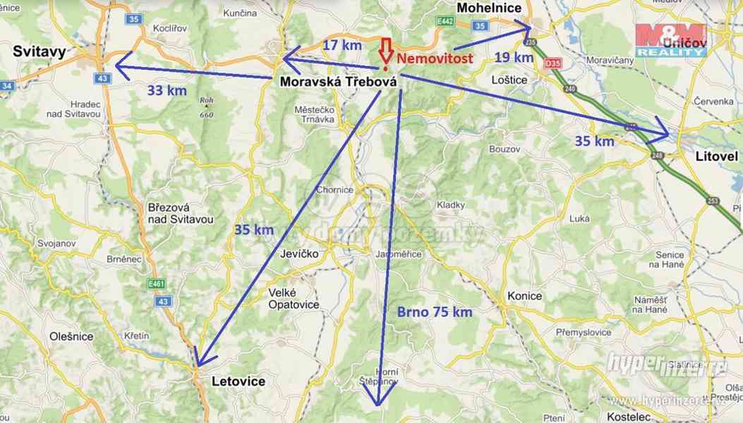 Prodej stavebního pozemku, zbořeniště, 7229 m?, Bohdalov - foto 2