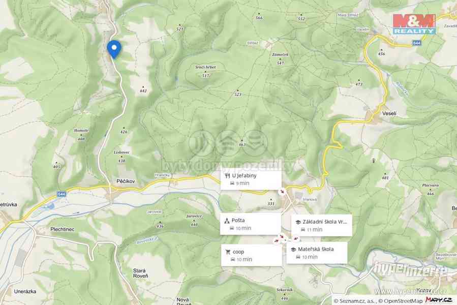 Prodej stavebního pozemku, zbořeniště, 7229 m?, Bohdalov - foto 3