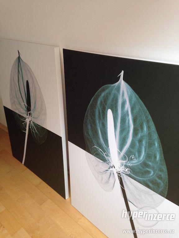 SLEVA Velké obrazy - černo-bílý - 2ks - foto 2