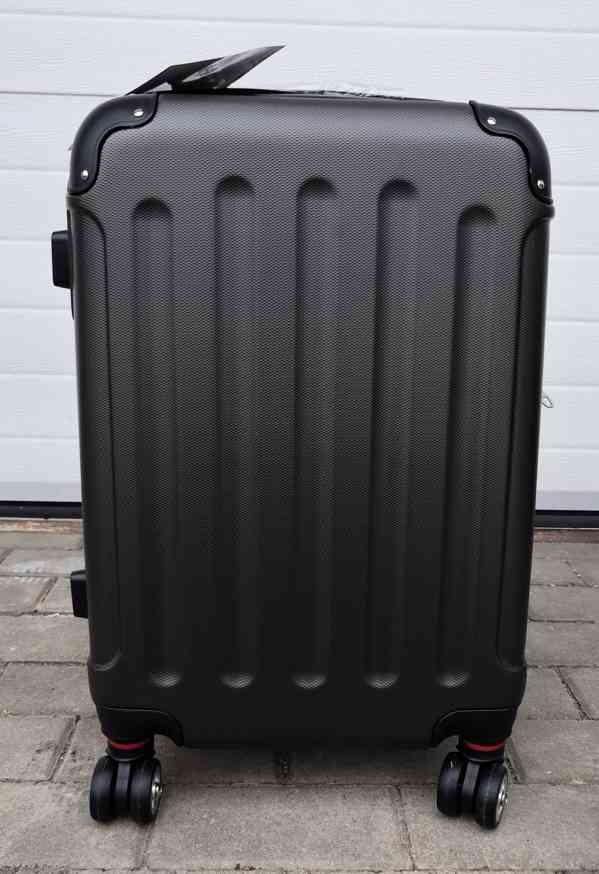 Skořepinový cestovní kufr střední L Dark Grey Nový