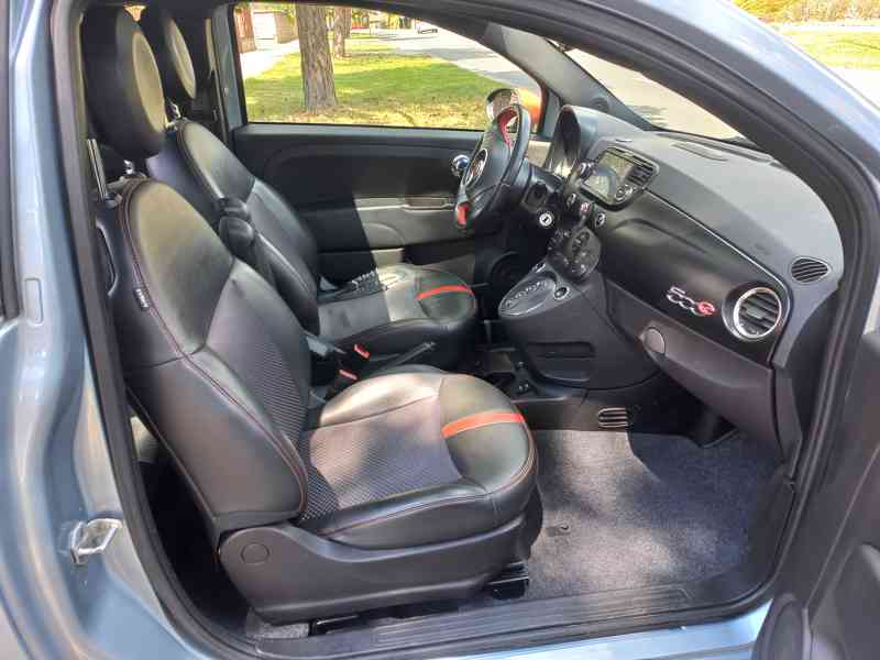 Fiat 500E 24 kWh, 83 kW r.v. 2014, modrá metalíza - foto 7