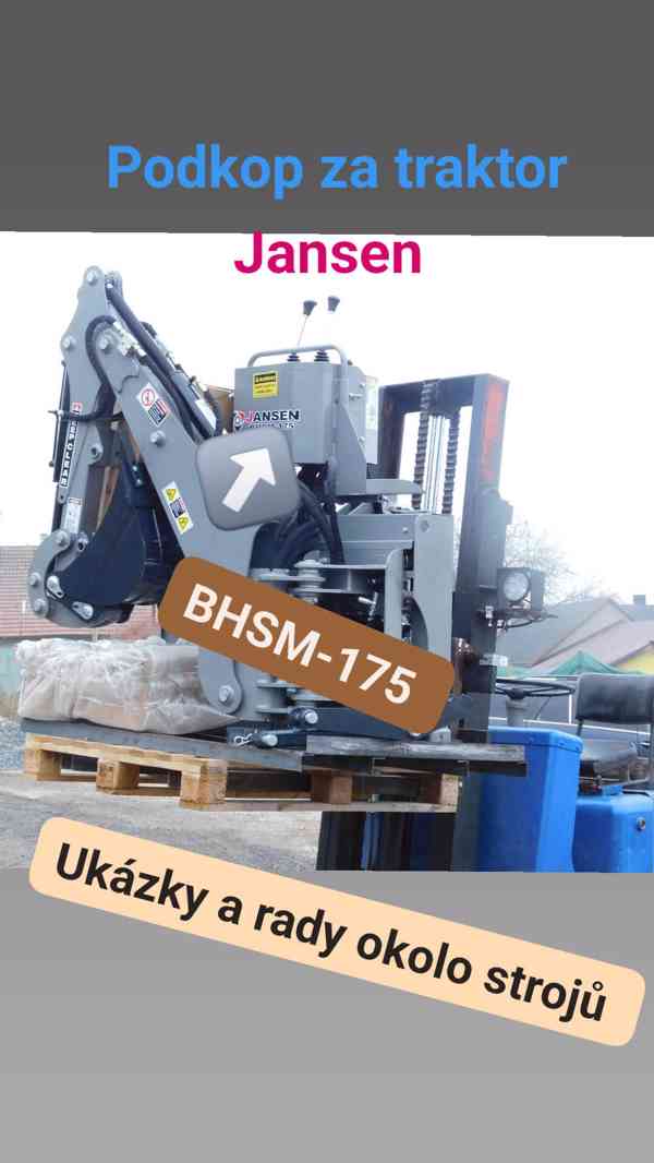  Jansen BHSM-175 podkop za traktory - foto 7