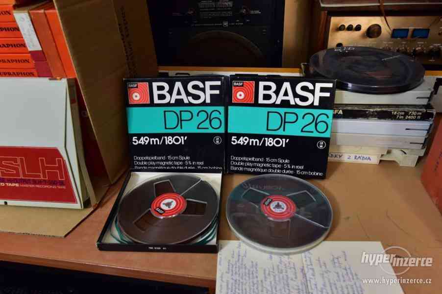 Magnetofonové pásky a cívky AGFA BASF SONY SCOTCH TELEFUNKEN - foto 3