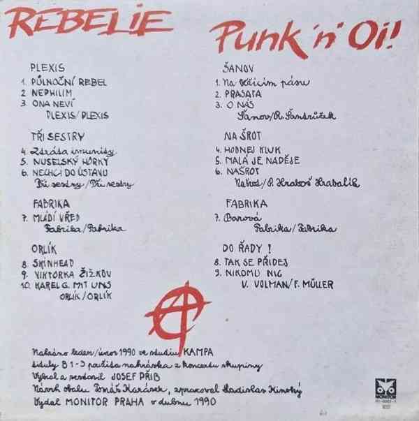 Rebelie  -  Punk 'n' Oi  (LP) - foto 2