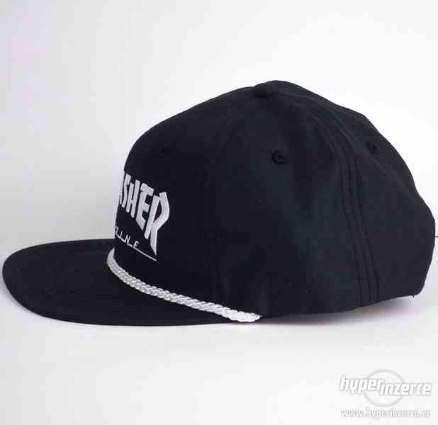 KŠILTOVKA THRASHER ROPE SNAPABACK - BLACK/WHITE - foto 4