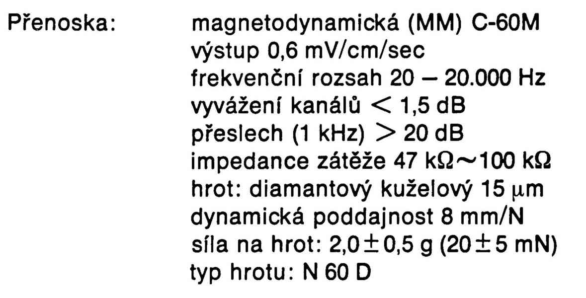 Gramofonová vložka-hlavička  TOSHIBA C-60M - foto 7