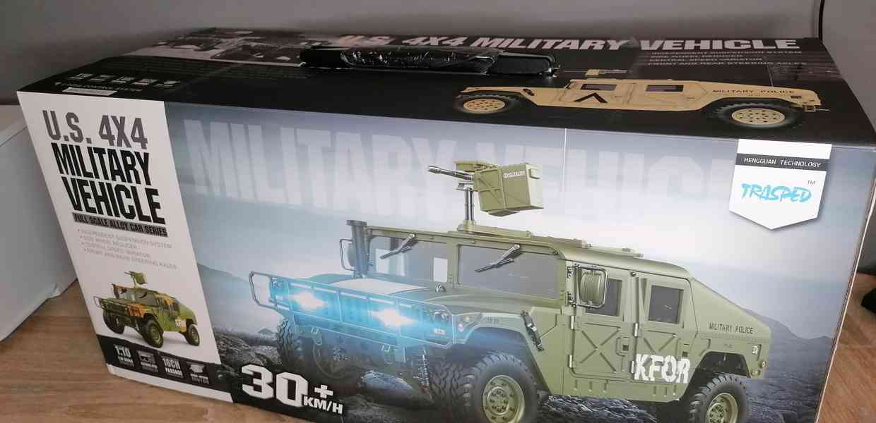 VÁNOČNÍ AKCE + dárek zdarma RC Hummer, 4WD, 1:10, písečná - foto 11