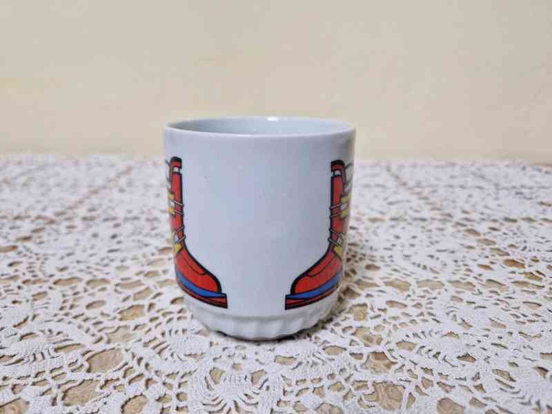 Vyjímečný retro Hrnek Přaskáče Epiag Loket Czechoslovakia - foto 4