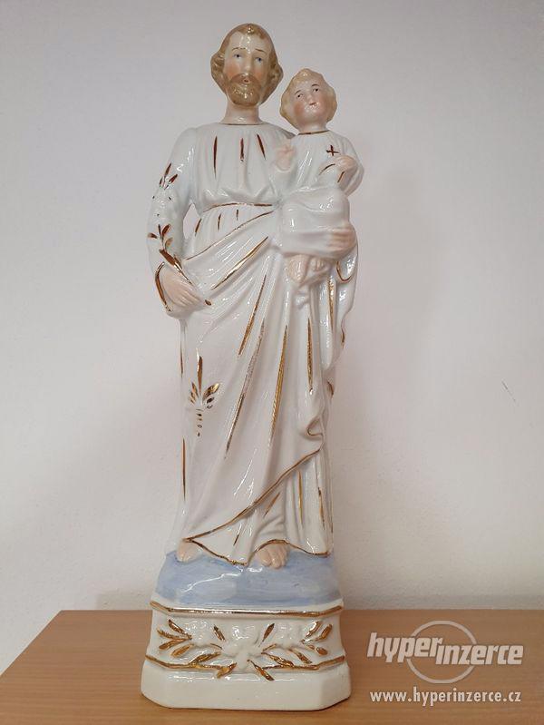 porcelánová soška Svatého - foto 1