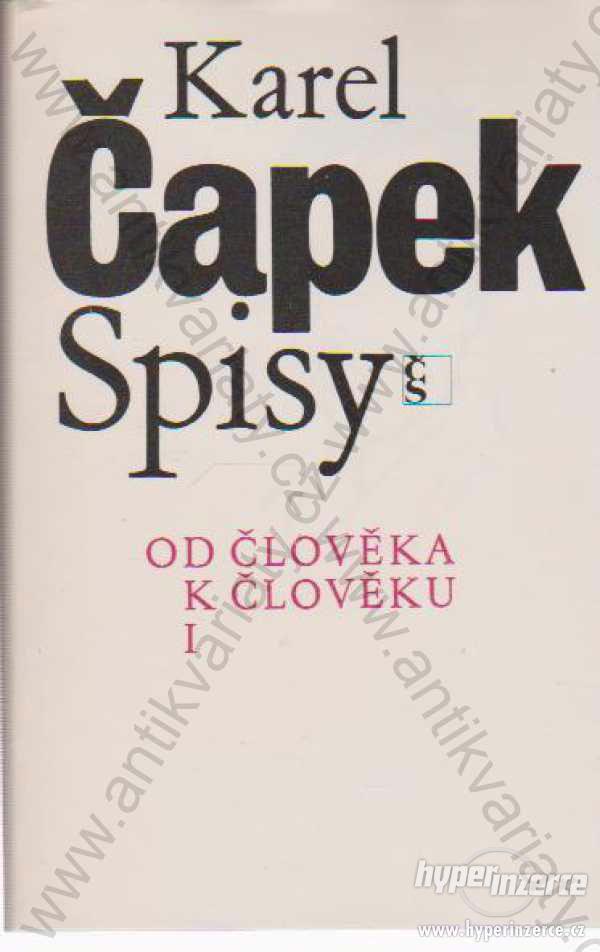 Od člověka k člověku I Karel Čapek Spisy sv. 14 - foto 1