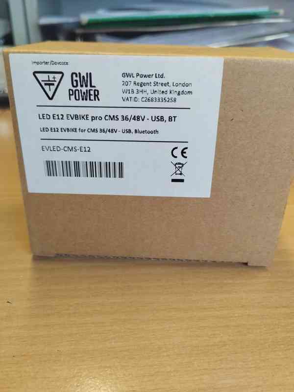 Displej BAFANG / GWL LED E12 36/48V, USB, BT - foto 3