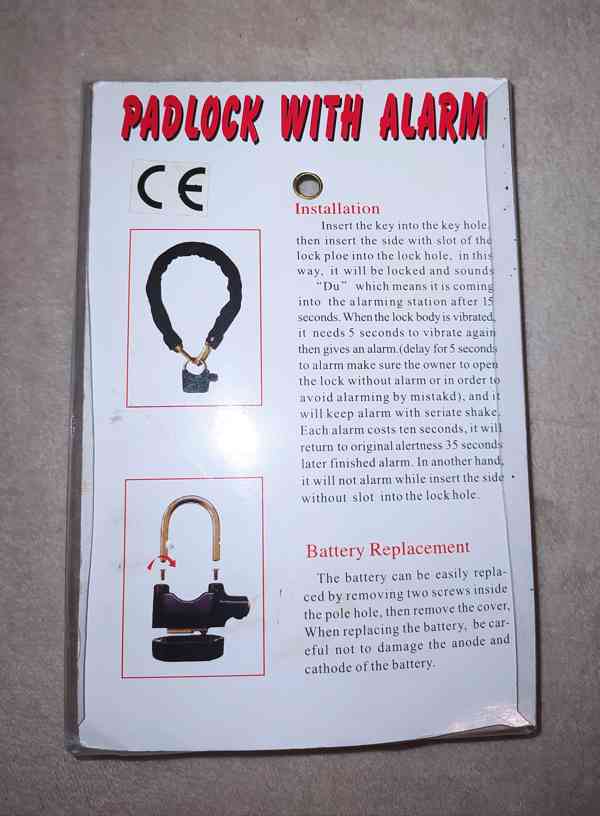 ZÁMEK S ALARMEM  - foto 3