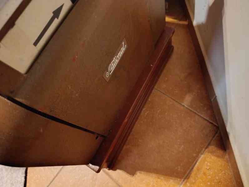 Starožitná mechanická pokladna National – retro kasa - foto 5