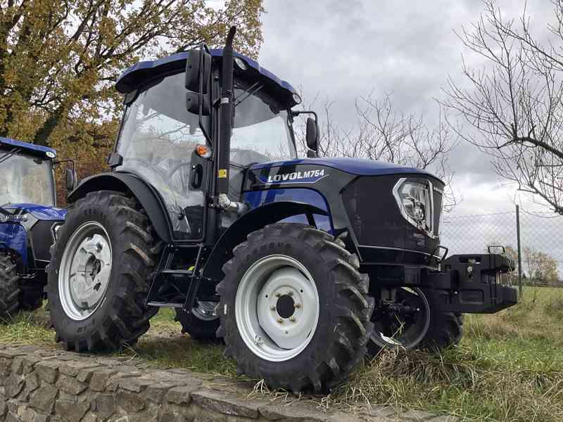 Traktor LOVOL M754, o výkonu 75 HP s kabinou - foto 2
