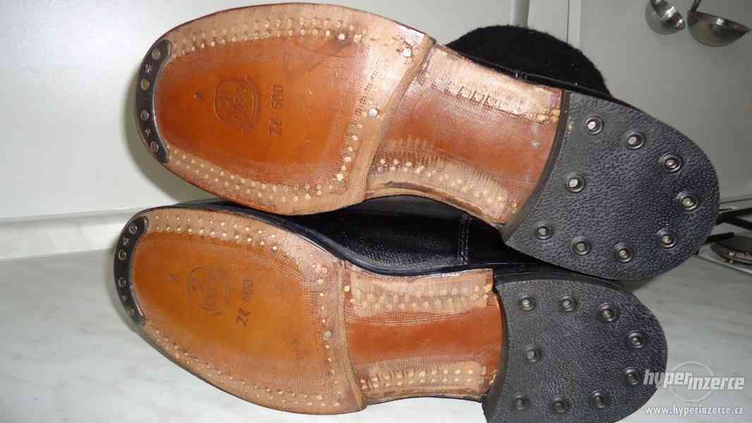 vysoké pánské kožené boty  -  1700 kč, - foto 3