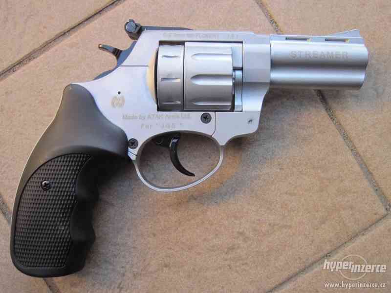 Zoraki R1 Streamer revolver flobertka 6/22 mm 3" lesk - foto 1
