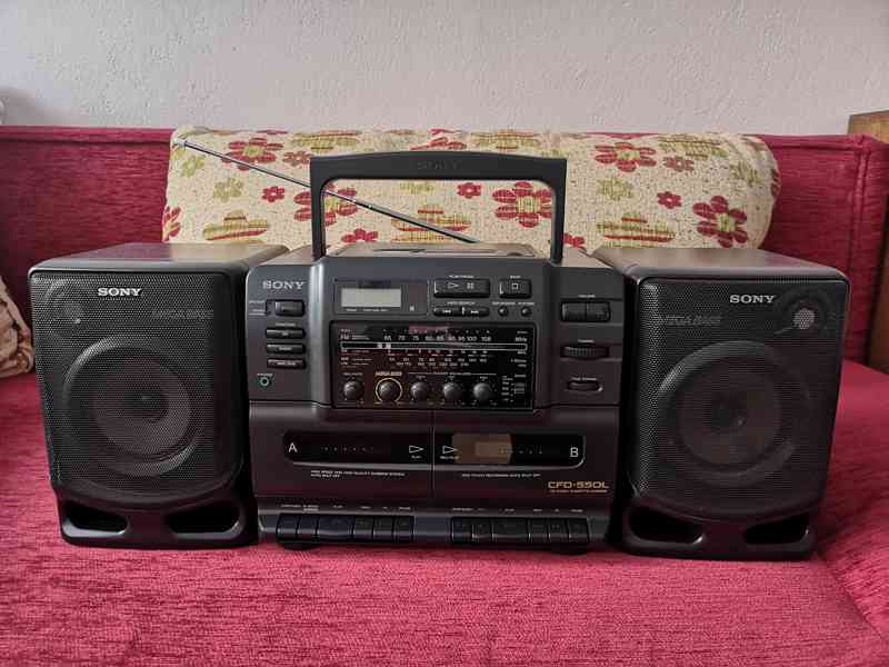 Rádio, CD, kazeťák - Sony - foto 2