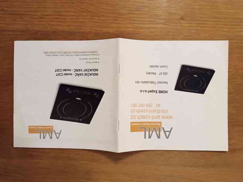 Indukční vařič AML C20T - přenosný - foto 5