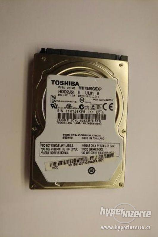 HDD do NB TOSHIBA MK7559GSXP 750GB, 2,5", SATA, 300 - foto 1