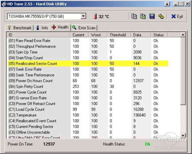HDD do NB TOSHIBA MK7559GSXP 750GB, 2,5", SATA, 300 - foto 4