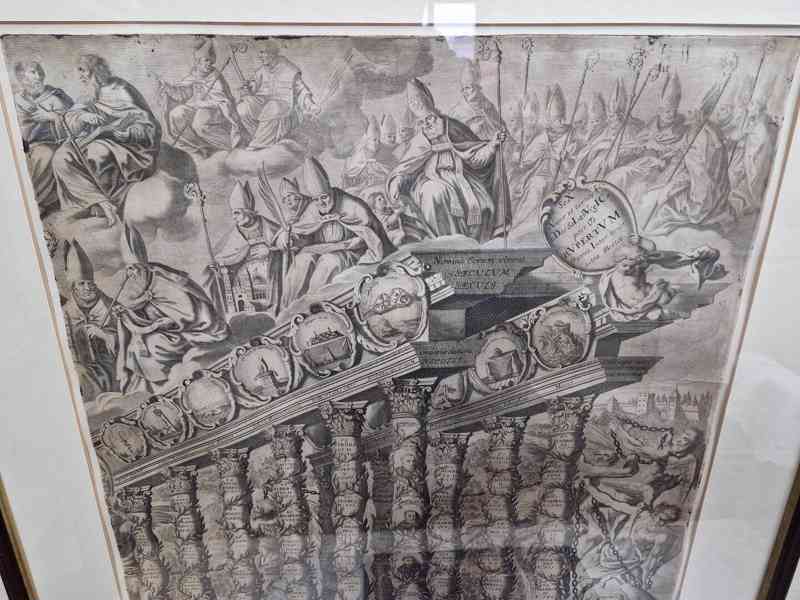 Krásná obří Grafika Biskupové Georg Andreas Wolfgang - foto 2