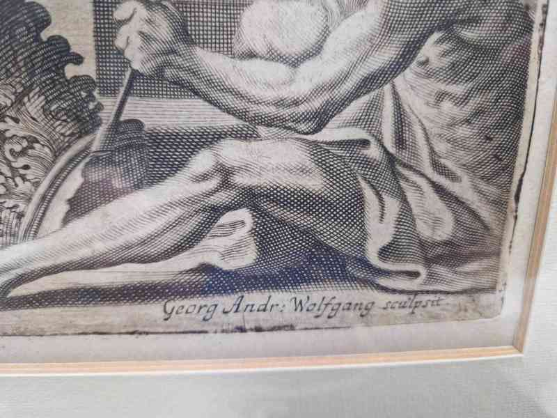 Krásná obří Grafika Biskupové Georg Andreas Wolfgang - foto 5