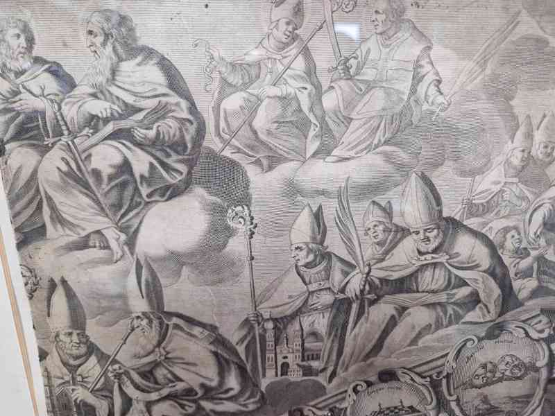 Krásná obří Grafika Biskupové Georg Andreas Wolfgang - foto 8