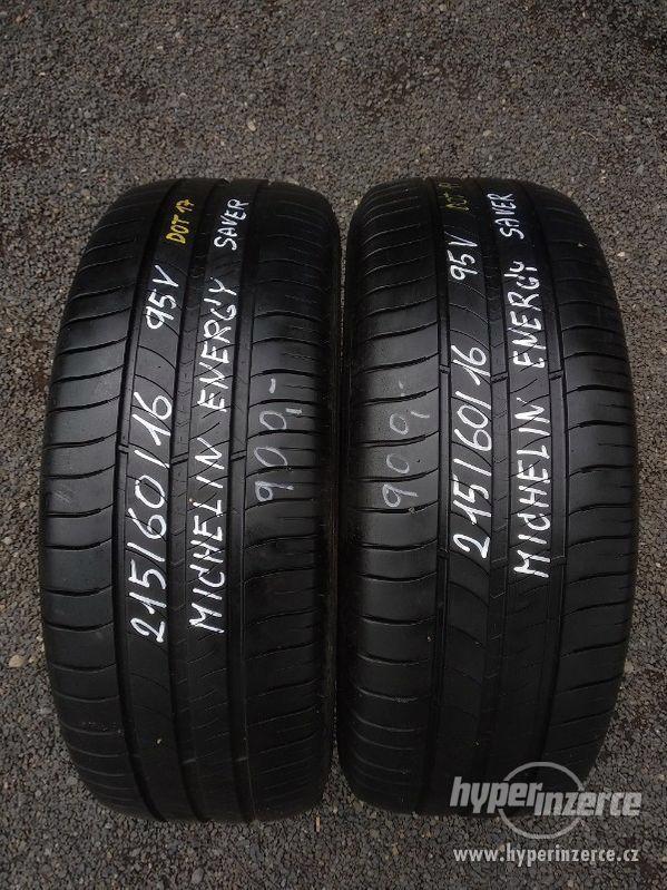 Letní pneu 215/60 R16 2x MICHELIN Energy Saver - foto 2