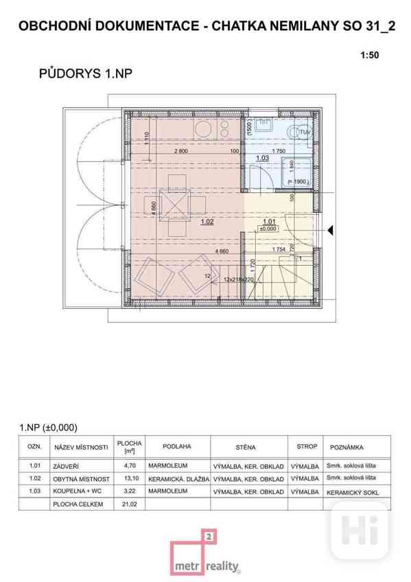 Prodej novostavby chatky v Nemilanech - foto 4