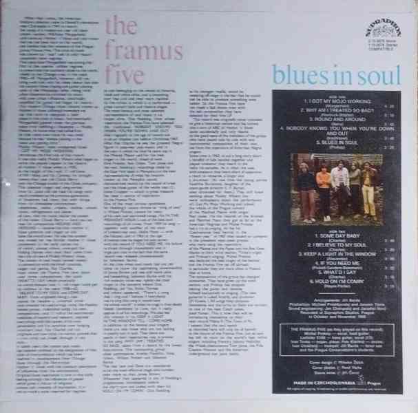 The Framus Five – Blues In Soul   (LP - stereo) - foto 2