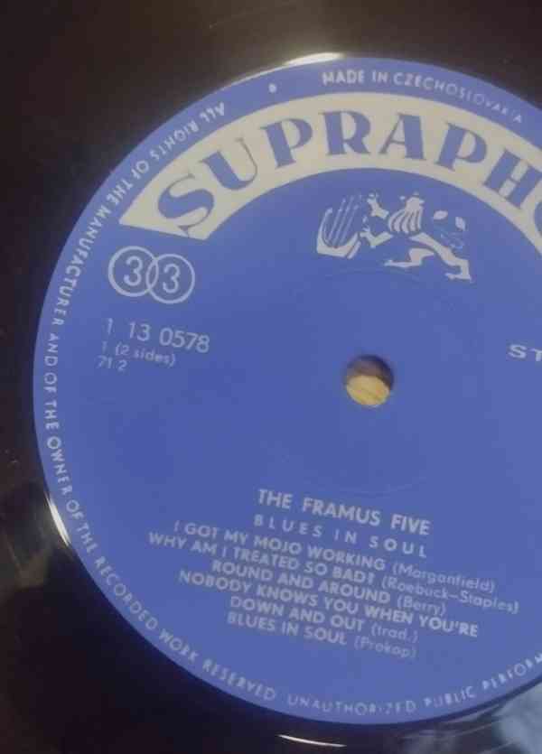 The Framus Five – Blues In Soul   (LP - stereo) - foto 3