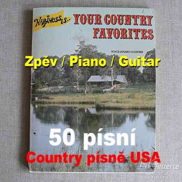 Klasická Americká COUNTRY kniha populárních písní...USA - foto 1
