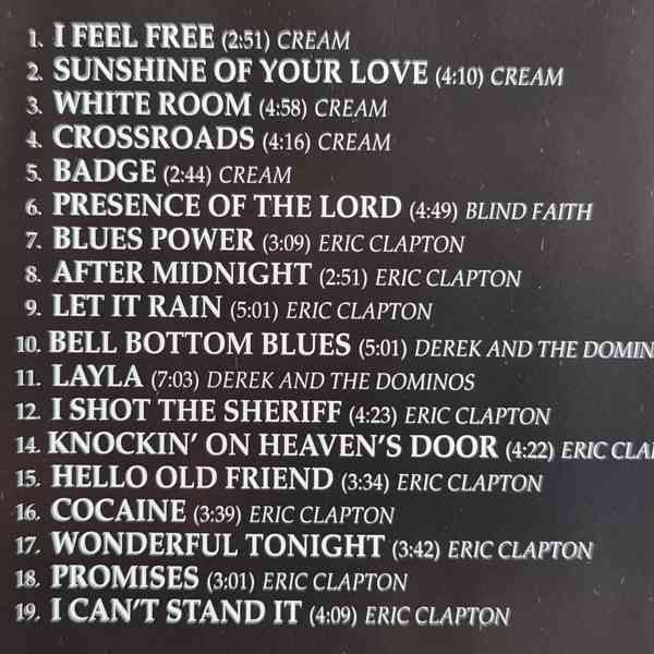 CD - THE CREAM / The Cream Of Clapton - foto 2
