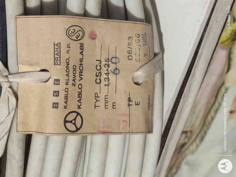 Vysokonapěťový (do 4 kV) kabel - foto 2