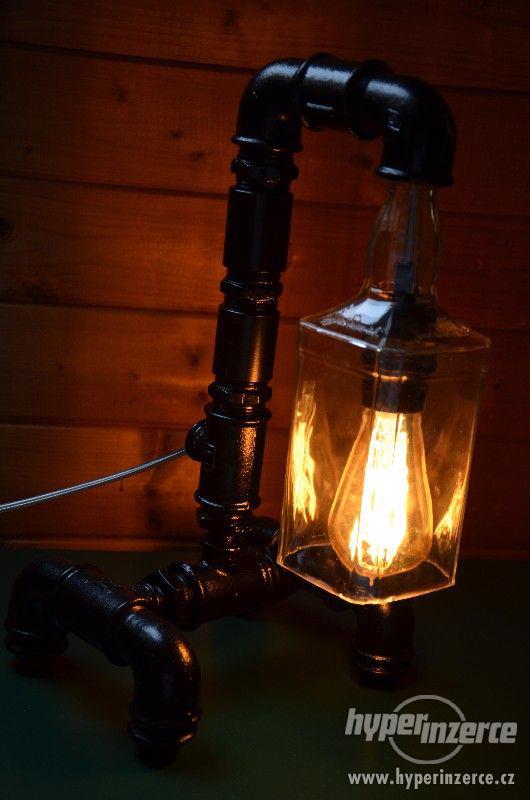 Stolní industriální lampa - foto 9