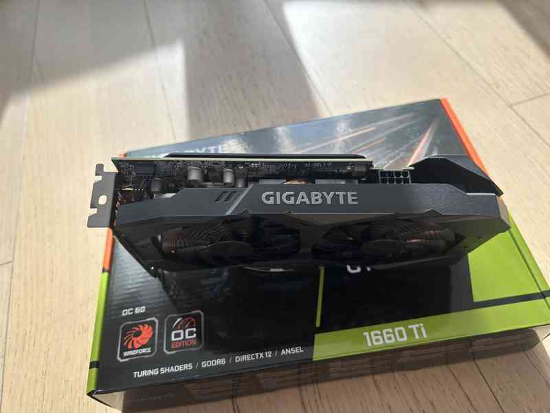Gigabyte GTX 1660Ti OC 6GB GDDR - jako nová - foto 3
