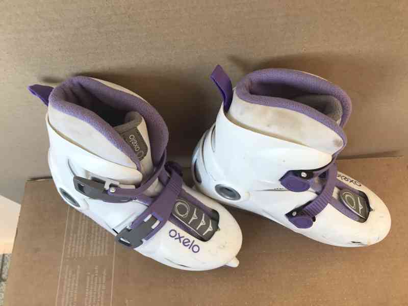 Dětské brusle Oxelo vel. EU 32 - 34  - foto 7