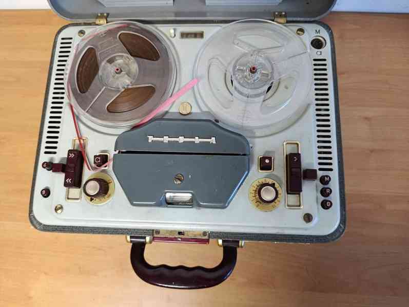 Kotoučový magnetofon TESLA SONET DUO  s obalem. - foto 15