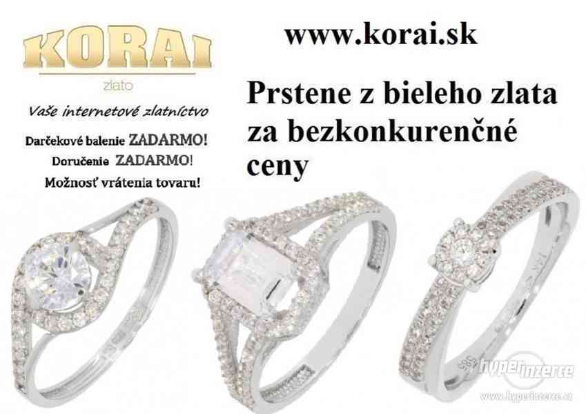 Prstene z bieleho zlata od KORAI