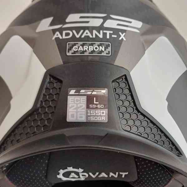 Silniční překlápěcí přilba LS2 ADVANT X CARBON - L - foto 11