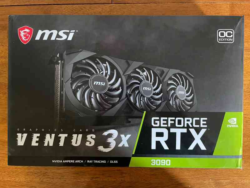  MSI GeForce RTX 3090 Ventus 3X 24G OC GDDR6X GPU - foto 1